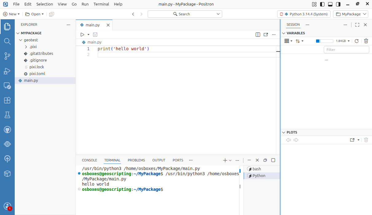 The main.py script
